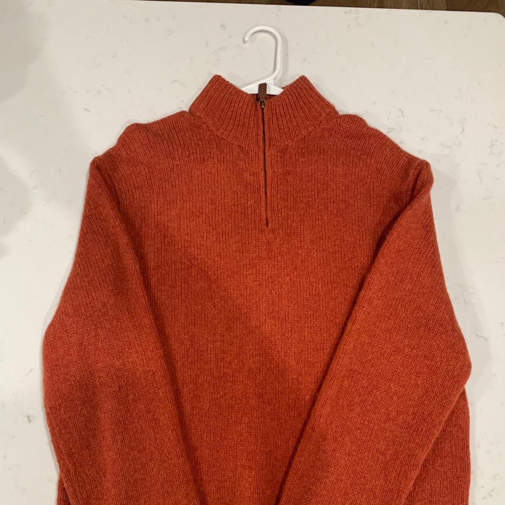 Polo by Ralph Lauren Wool Quarter Zip Sweater